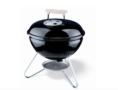 Weber Smokey Joe Silver 147-Sq. in Black Portable Charcoal Grill