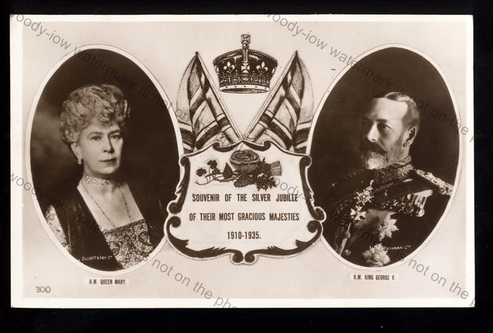 ROY568 - King George V - Silver Jubilee Souvenir 1910-1935 - Postcard - Image 1 of 1