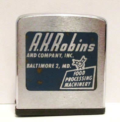 Zippo 61'' Tape Measure A.K. Robins & Company Food Processing Machinery Advertise