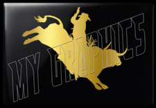 Toro Jinete Rodeo Decal Calcomania Sticker Pegote Calca Pegatina De Vinil