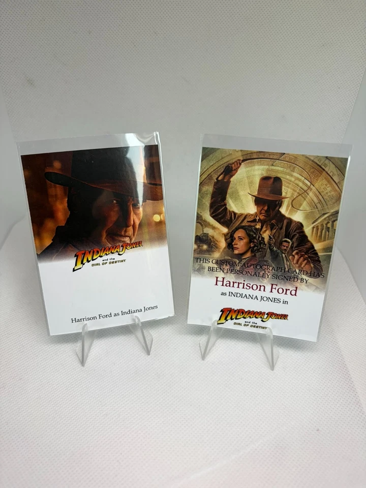 Indiana Jones Custom Card – Harrison Ford – Dial of Destiny – NOT SIGNED - Photo 1/1