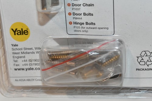 Yale Lock P85 with Manual Deadlocking External Door Snib 40mm Brass Finish BLX - 第 12/13 張圖片