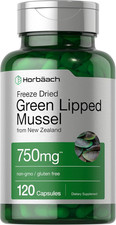 Horb ach Green Lipped Mussel 750 mg 120 Capsules New Zealand