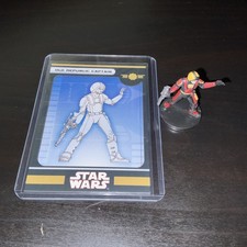 WOTC Star Wars Miniatures KOTOR Old Republic Captain 7/60 with Card