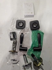 Yale Assure Lock 2 Touchscreen Satin Nickel & Norwood Privacy Lever Black combo