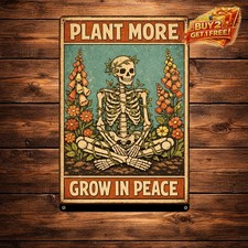 Gardening Quotes Metal Tin Sign Funny Home Decor Wall Poster