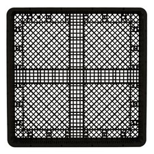 Vollrath TR206 Full Size Black Traex® Flatware Dish Rack