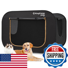 Kingcamp Xxl Dog Crate Large Collapsible Pop Up Dog Kennel Tent Durable 600D