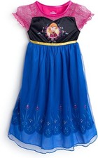 Disney Frozen Fantasy Girl's Nightgown Dress Size 6