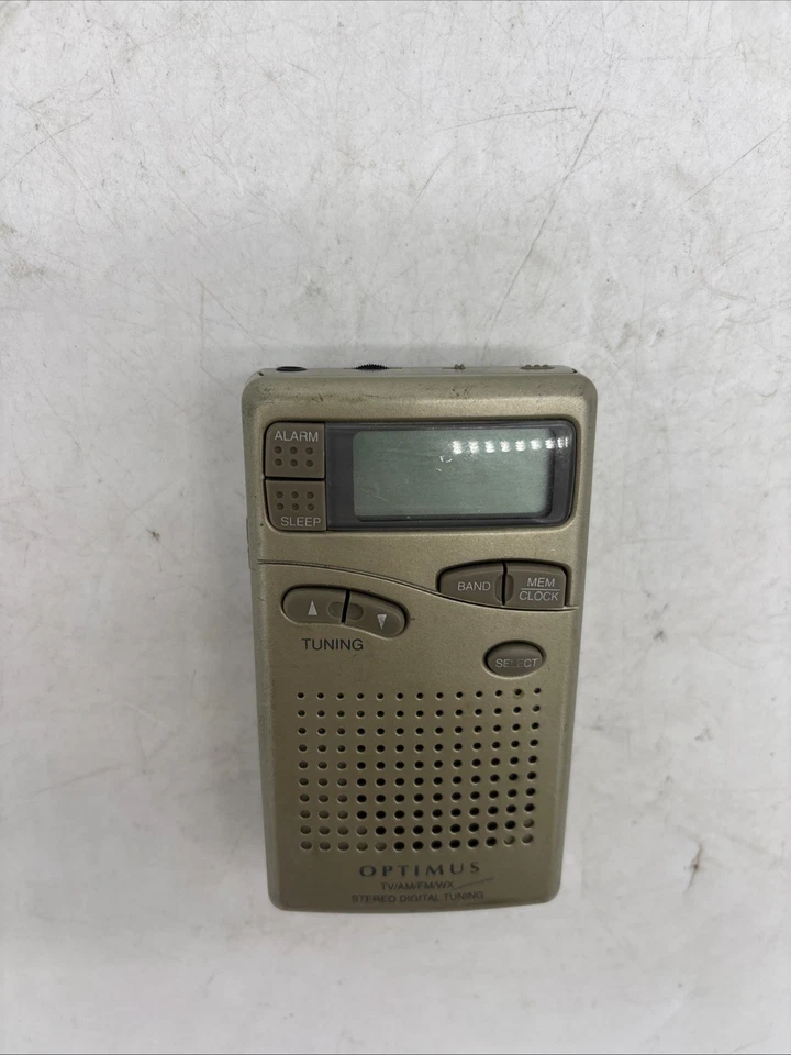 Vintage Optimus Sound Weather Stereo Receiver Radio 12-797 AM/FM/TV/WX TESTED - Image 2 of 4