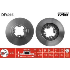 Disque de frein Subaru JUSTY