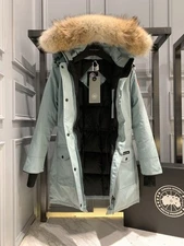 New Canada Goose Trillium Sky Blue Lady Fashion Parker brand
