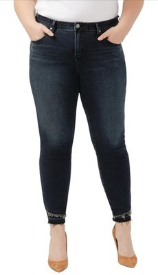Womens Plus Size Cecilia Mid Rise Skinny Jeans 20W - Jag Jeans NEW!