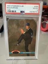 Topps Stadium Club Nolan Ryan Texas Rangers #200 PSA 6 EX-MT 1991