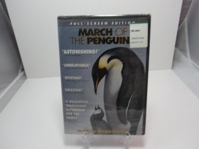 March of the Penguins DVD 2005 Full Screen Edition Morgan Freeman Narrated