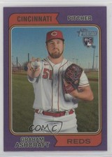 2023 Topps Heritage Hot Box Chrome Purple Refractor Graham Ashcraft #383 0x1j