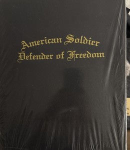 American Soldier Defender of Freedom National Guard BOX IS SEALED