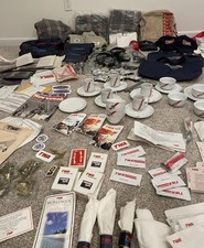 Massive TWA Airlines Collection Lot &ndash; China Set, Manuals, Wings/Pins, Patches