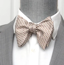 CAMELLUCCI Mens Self-tied Bow Tie Silk Bowtie Big Butterfly bowtie S556