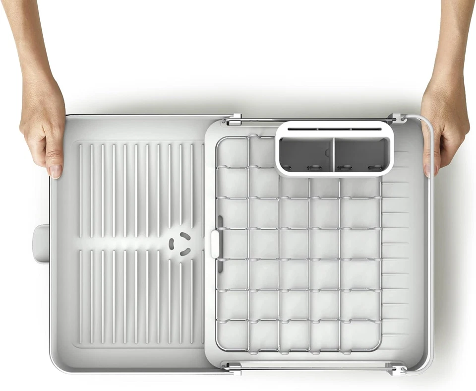 Joseph Joseph Extend Acero Extensible Estante de Secado de Platos con Cubiertos Extraíbles Ho Foto 4 de 4