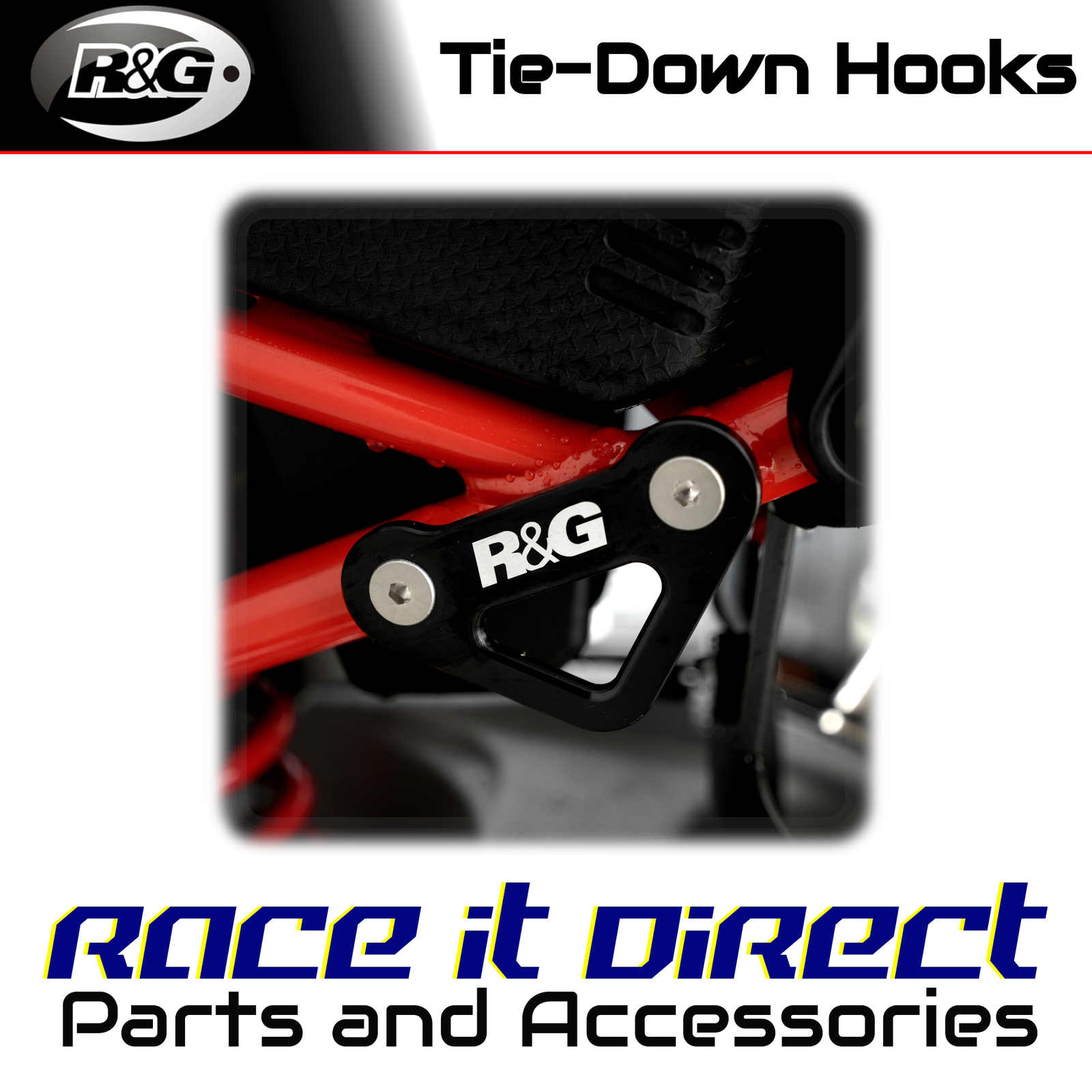 R&G - TH0044BK - Tie-Down Hooks