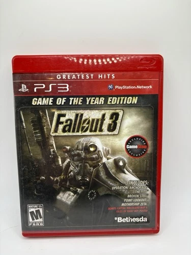Fallout 3 Game of the Year Edition PS3 Greatest Hits CIB Tested