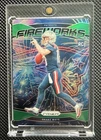 2024 Panini Prizm - Fireworks Drake Maye #22 Green Prizm (RC) MAG INCLUDED