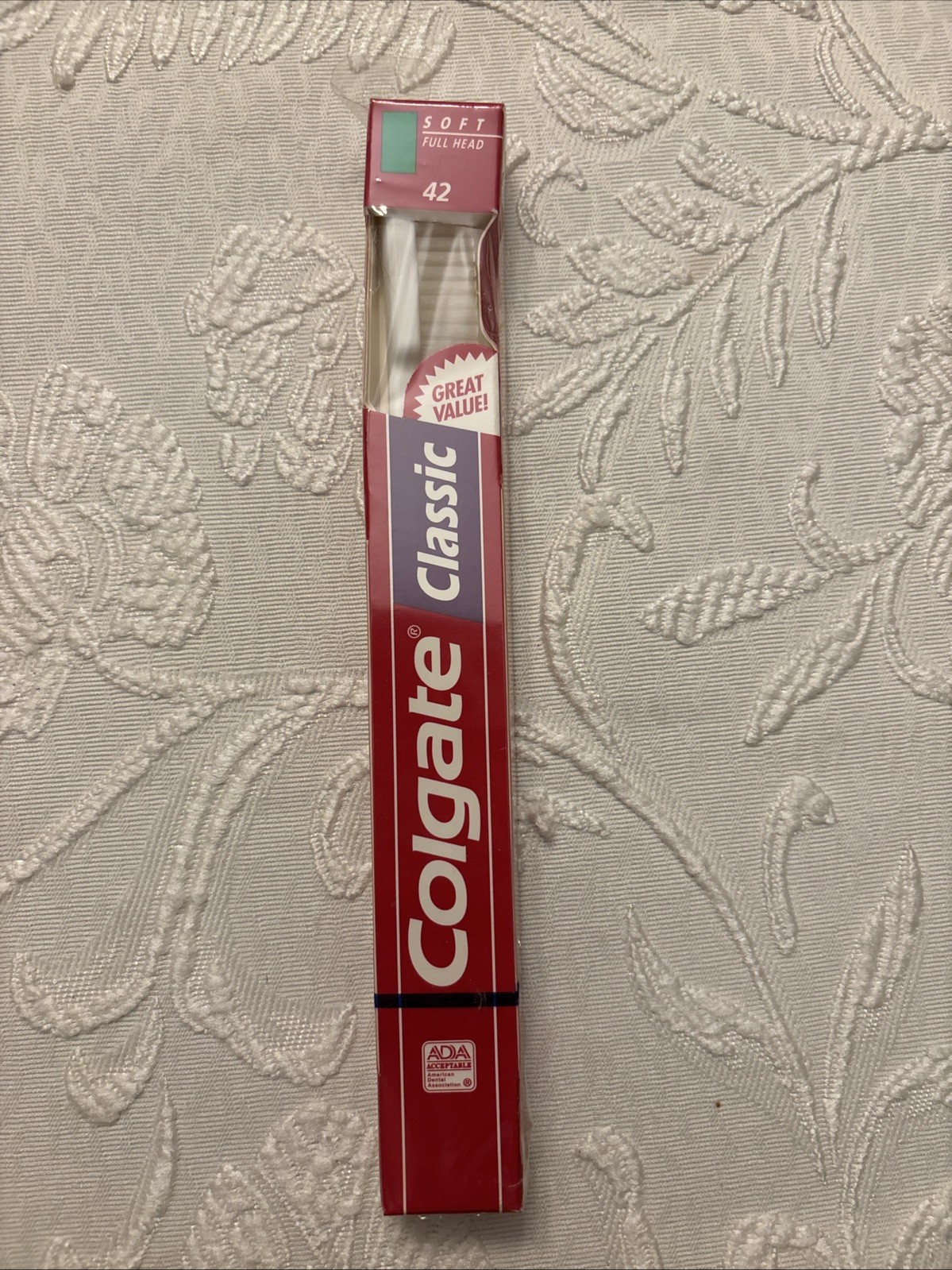 SEALED VTG 1980s Colgate-Palmolive Soft Bristle Toothbrush W