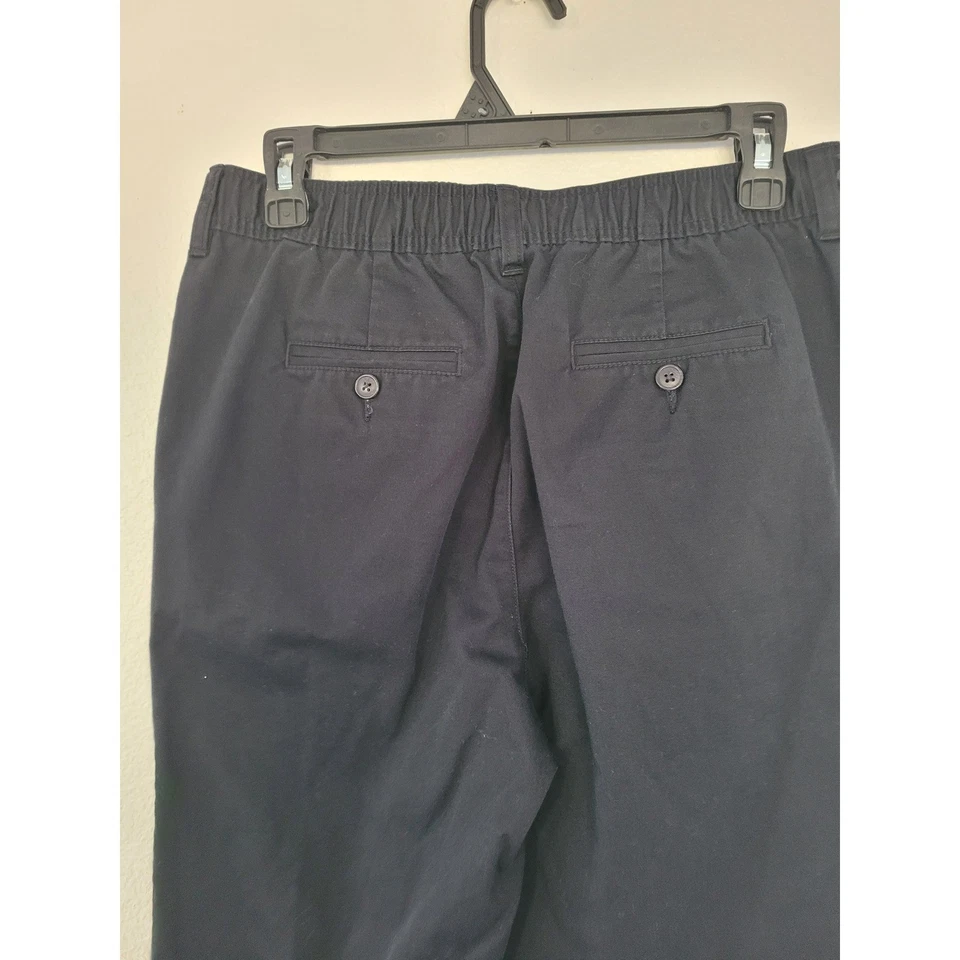 Pantalones Lands' End para niños negros cintura elástica talla 18 pantalones #5 Foto 4 de 4