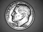 1961 P 10c ROOSEVELT DIME