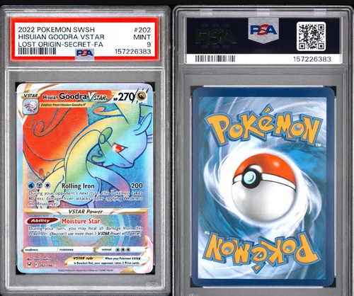Hisuian Goodra VSTAR graded PSA 9 for sale on eBay