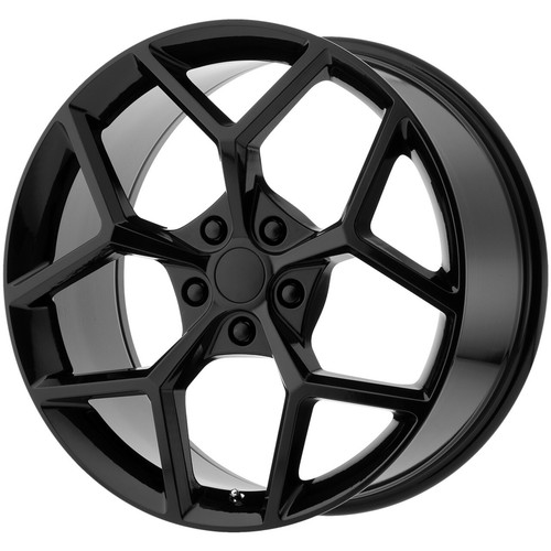 20x9 +30 Performance Replicas PR126 5x120 Gloss Black Wheels (Set of 4) - Picture 2 of 2
