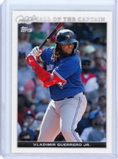 2022 Topps Call Of The Captain Vladimir Guerrero Jr Toronto Blue Jays Base #20