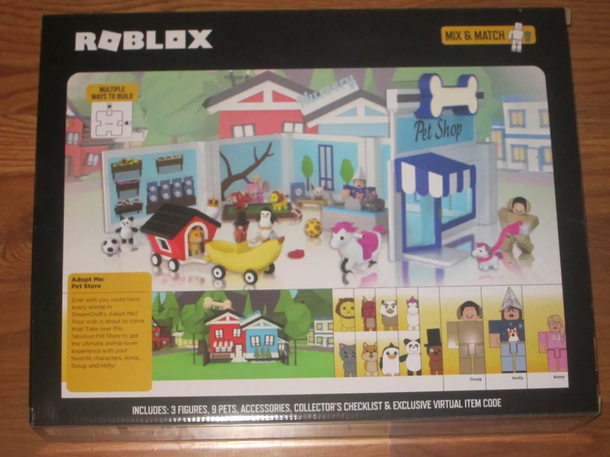 Roblox - Adopt Me: Pet Store Playset Includes Exclusive Virtual Item New