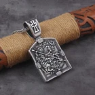 Fairy Tale St George Slaying Dragon Stainless Steel Men Women Necklaces Pendants