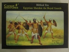 1/72 Caesar Miniatures - Biblical Era Egyptian Sherden with Royal Guards