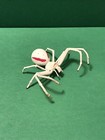 Handmade Hand-painted 2.5" White Goldenrod Crab Spider Arachnid Figurine Replica — photo 9