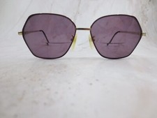 Gloria Vanderbilt M5 Zyloware Sunglasses Frame Women's Black Gold Full Rim 58-15