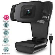 Webcam with Microphone,1280x720P HD Webcam Desktop or Laptop