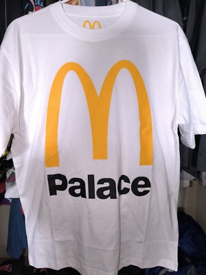 Palace skate x mac Donald's collab display light thrasher large shirt new