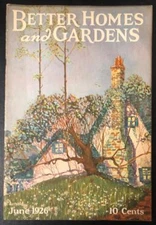 Better Homes and Gardens Jun 1926 W. Arnold Cover