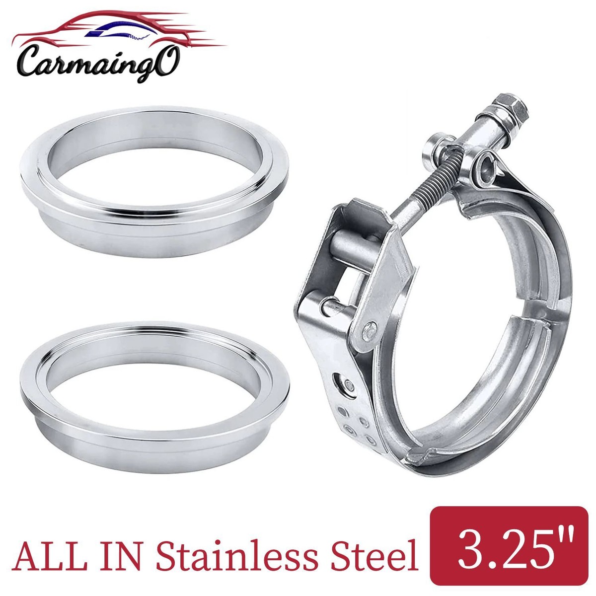 3.25'' Quick Release V-Band Clamp Stainless Steel Male
