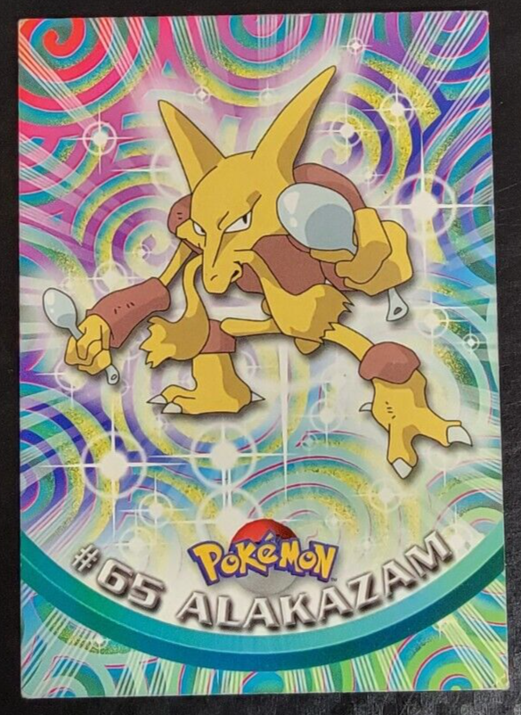 Topps Pokemon Trading Card - #65 Alakazam | eBay