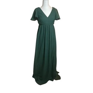 ebay emerald green dress Emerald Green Tulle Appliques A-line Long Evening Prom Dresses, Cheap –  MarryLover main image 0