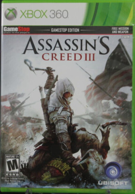 Assassin's Creed 3 GameStop Edition Xbox 360 Tested