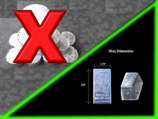 Lead Ingots, 10 LB Pure Soft Lead Casting Bullets, Fishing Weights, Sinkers