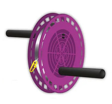 Kite Reeler Kite Winder Purple with 200 feet 25-LB Nylon Line String X-Kites