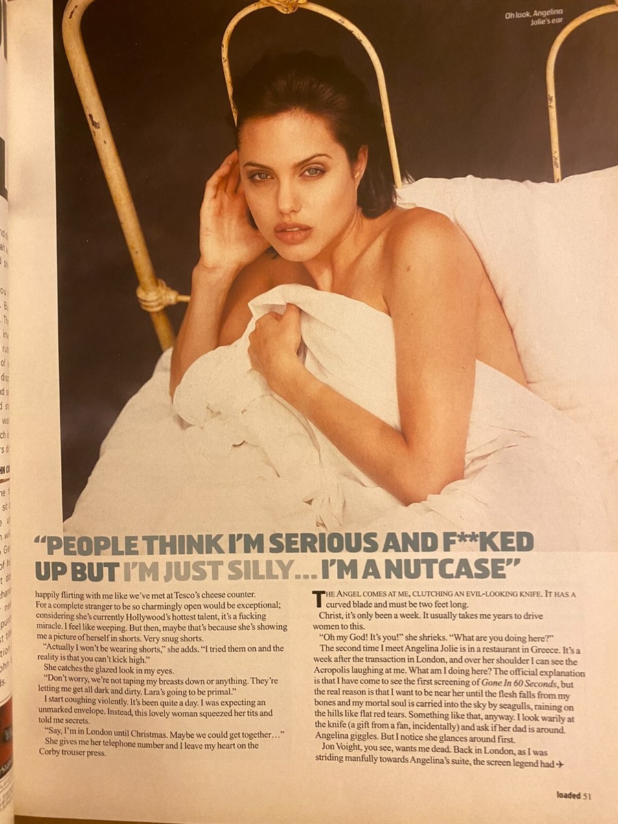 GQ ITALIA　may2000 Angeli Jolie GQ Italian Magazine May 2000 Angelina Jolie Tom Cruise