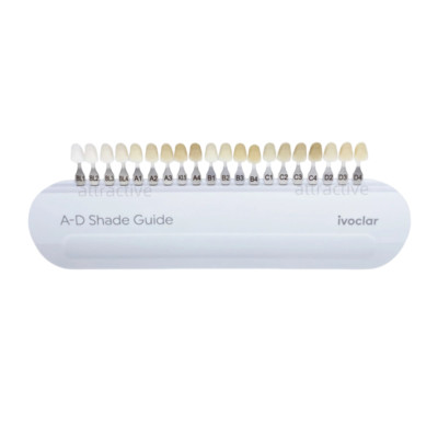 Dental  lvoclar 20 Color A-D Shade Guide Bleach Natural Die Veneer Template