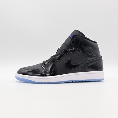 DV1308-004 Nike Air Jordan 1 Mid Space Jam Black Dark Concord